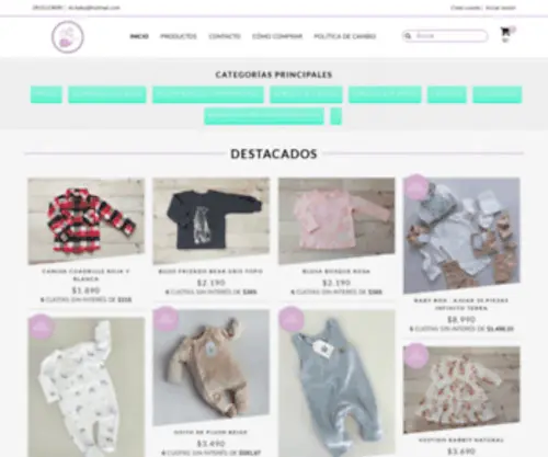 Olibaby.com.ar(Tienda Online de Oli baby) Screenshot