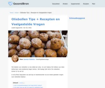 Oliebollenrecept.info(Oliebollenrecept info) Screenshot