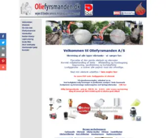 Oliefyrsmanden.dk(Oliefyrsmanden A/S Olietank) Screenshot