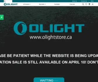 Olightstore.ca(Olight LED Flashlights) Screenshot