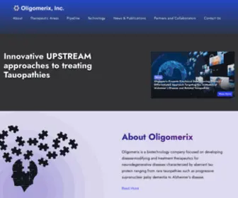 Oligomerix.com(Home) Screenshot