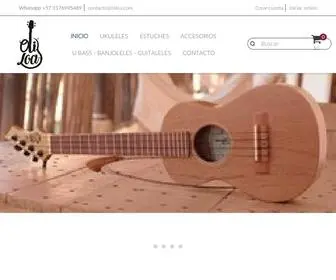 Oliloa.com.co(Tienda Online de Oli Loa Ukuleles) Screenshot