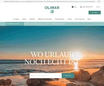 Olimar.de(Urlaub in Portugal und Südeuropa buchen) Screenshot