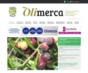 Olimerca.com(Revista Olimerca. Información de mercados para el sector del Aceite de Oliva y otros aceites vegetales) Screenshot