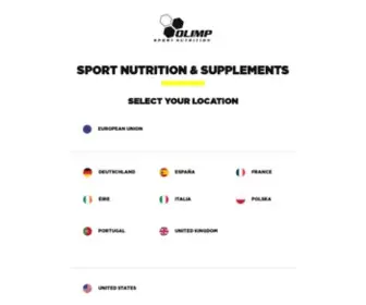 Olimp-Supplements.com(Olimp Sport Nutrition) Screenshot