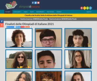 Olimpiadi-Italiano.it(Olimpiadi di Italiano) Screenshot