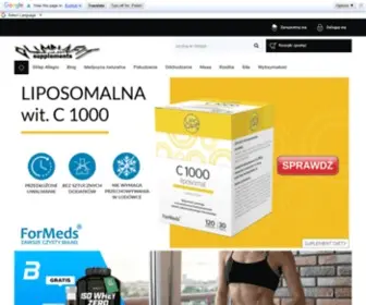 Olimpiafit.pl(Odżywki suplementy i akcesoria) Screenshot