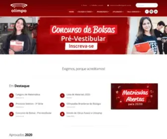Olimpodf.com.br(Colégio e curso olimpo df) Screenshot
