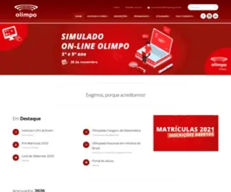 Olimpomg.com.br(Colégio e Curso Olimpo Uberlândia) Screenshot