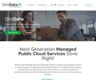 Olindata.com(Your Cloud Competency Partners) Screenshot