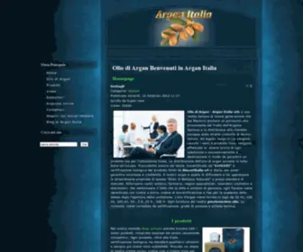 Olio-DI-Argan.com(Olio di Argan Argan Italia) Screenshot