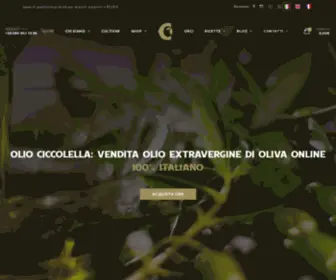 Oliociccolella.it(Olio Ciccolella) Screenshot