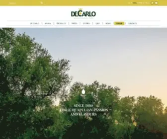 Oliodecarlo.com(Olio De Carlo) Screenshot