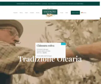 Oliosalvagno.it(Frantoio Salvagno) Screenshot