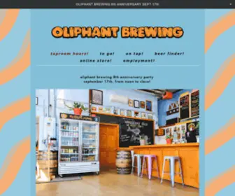 Oliphantbrewing.com(Oliphant Brewing) Screenshot