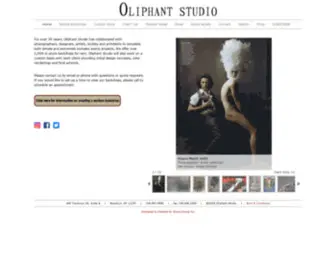 Oliphantstudio.com(Oliphant Studios) Screenshot