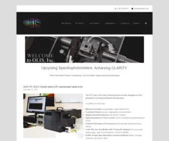 Olisweb.com(Modular Spectrophotometers) Screenshot