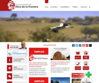 Olivafrontera.com(Ayuntamiento de Oliva de la Frontera) Screenshot