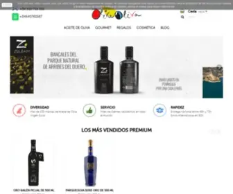 Olivaoliva.com(Comprar Aceite de Oliva Virgen Extra Online) Screenshot