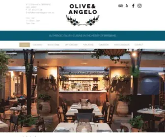 Oliveandangelo.com.au(Italian Restaurant) Screenshot