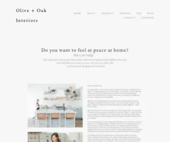 Oliveandoakinteriors.com(Olive + Oak Interiors) Screenshot