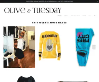 Oliveandtuesday.com(Olive & Tuesday) Screenshot