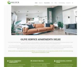 Oliveapartmentsdelhi.com(Service Apartments Delhi) Screenshot