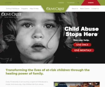 Olivecrest.org(Child Adoption) Screenshot