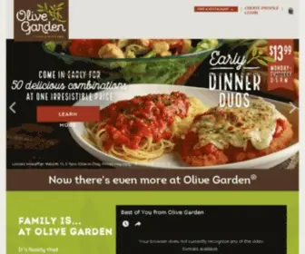 Olivegarden.ca(Olive Garden Italian Restaurant) Screenshot