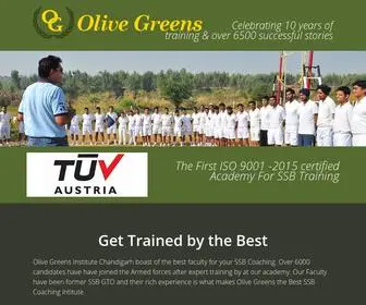 Olivegreens.in(Olive Greens Institute) Screenshot