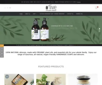 Olivehandmadesoaps.co.za(O'live) Screenshot