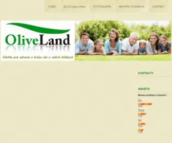 Oliveland.sk(Web nie je v sucasnej dobe funkcny) Screenshot