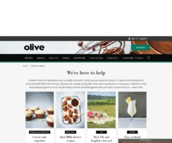 Olivemagazine.com(Olive Magazine Recipes and Travel and Restaurant Tips) Screenshot