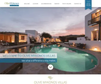 Olivemykonosvillas.com(Olivemykonosvillas) Screenshot