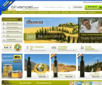 Olivenoel.com(Weltbeste Olivenöle) Screenshot