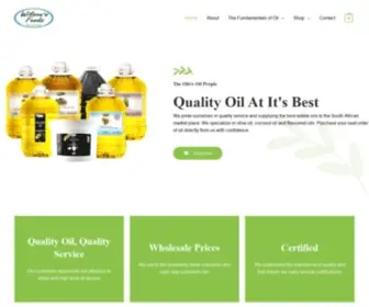 Oliveoil.co.za(Wilson's Foods) Screenshot