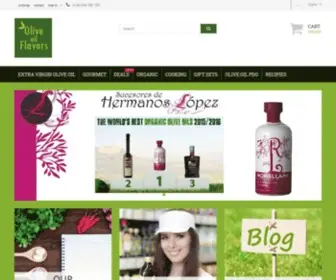 Oliveoilflavors.com(Comprar Aceite Oliva calidad gourmet primera presion en frio) Screenshot