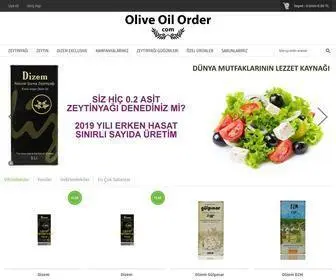 Oliveoilorder.com(Dizem Organik Naturel Sızma Zeytinyağları) Screenshot