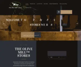 OliveoilStores.com(The Olive Mill Stores) Screenshot