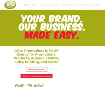 Olivepromotions.com(Print Products) Screenshot