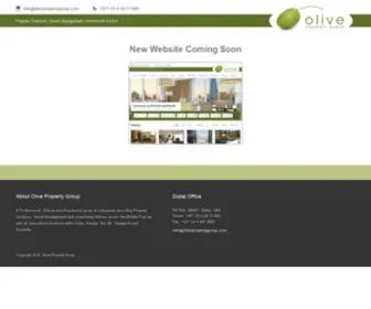 Olivepropertygroup.com(Olive Property Group) Screenshot