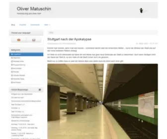 Oliver-Matuschin.de(Artikelübersicht) Screenshot