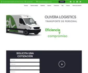 Oliveralogistics.mx(Olivera Logistics) Screenshot