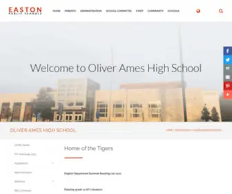 Oliverames.org(Home of the Tigers) Screenshot