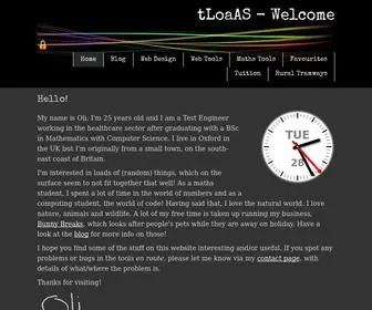 Oliverboorman.biz(Website and blog of 28 year old software test engineer) Screenshot