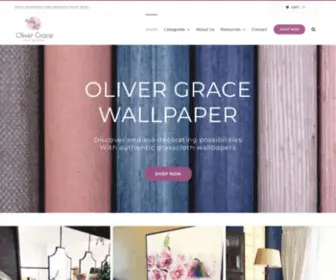 Olivergracewallpaper.com.au(Grasscloth Wallpaper) Screenshot