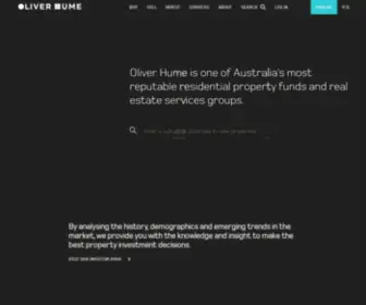 Oliverhume.com.au(Property Funds & Real Estate Services) Screenshot