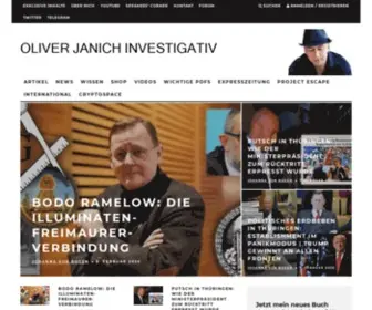 Oliverjanich.de(Investigativer Journalismus) Screenshot