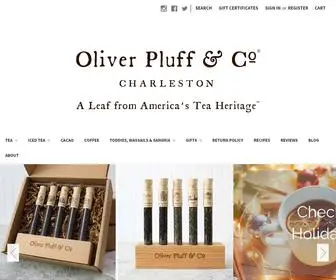 Oliverpluff.com(Award-Winning Tea) Screenshot