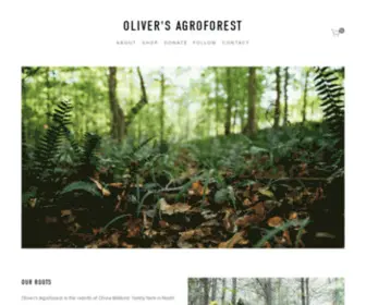 Oliversagroforest.com(An agroforestry farm in Wake County) Screenshot